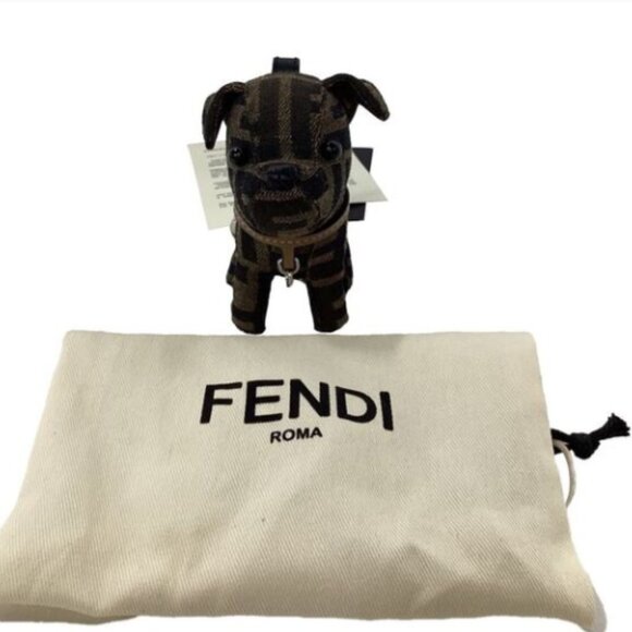 Fendi FF Print Dog Charm - Picture 5 of 6